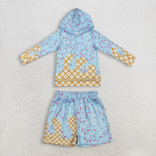 Sibling Baby Boys Long Sleeve Southern Camo Drip Sprinkles Hoodies Pockets Shorts Clothes Sets