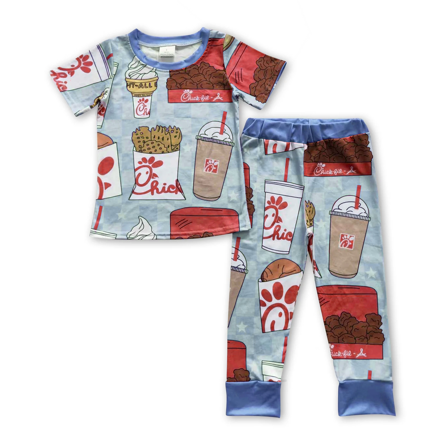 Baby Boys Chips Shirt Pants Pajamas Clothing Sets preorder