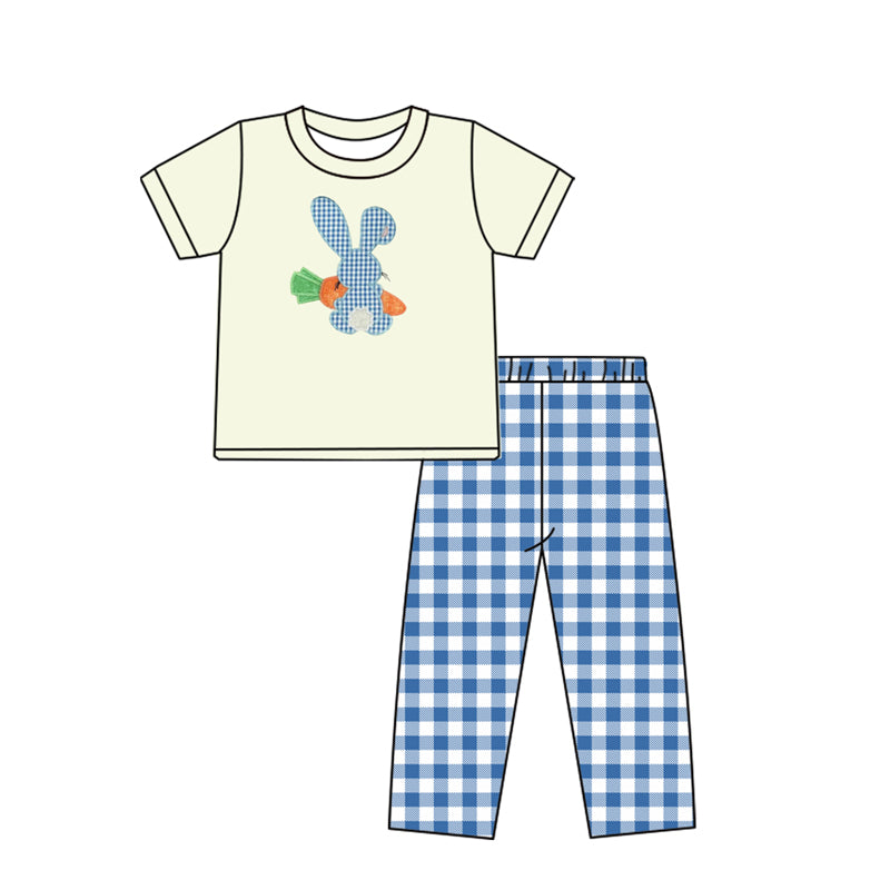 Baby Boys Easter Carrots Rabbits Shirt Pants Clothing Sets preorder