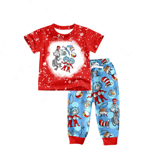 Baby Boys Dr Reading Red Top Pants Clothes Sets preorder