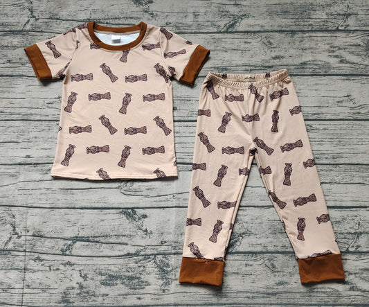 Baby Boys Camo Duck Call Shirt Pants Bamboo Pajamas Clothes Sets