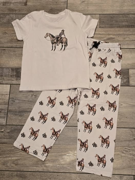 Baby Boys Horse Rodeos Top Pants Western Clothes Sets Preorder