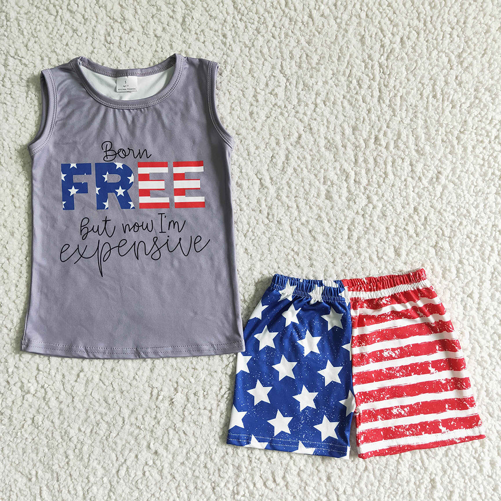 Sibling Baby Girls Boys 4th Of July Free Holiday Clothes Sets