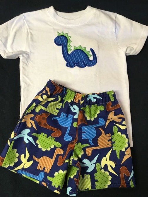 Baby Boys Dinosaur Tee Shirt Summer Shorts Clothes Sets preorder