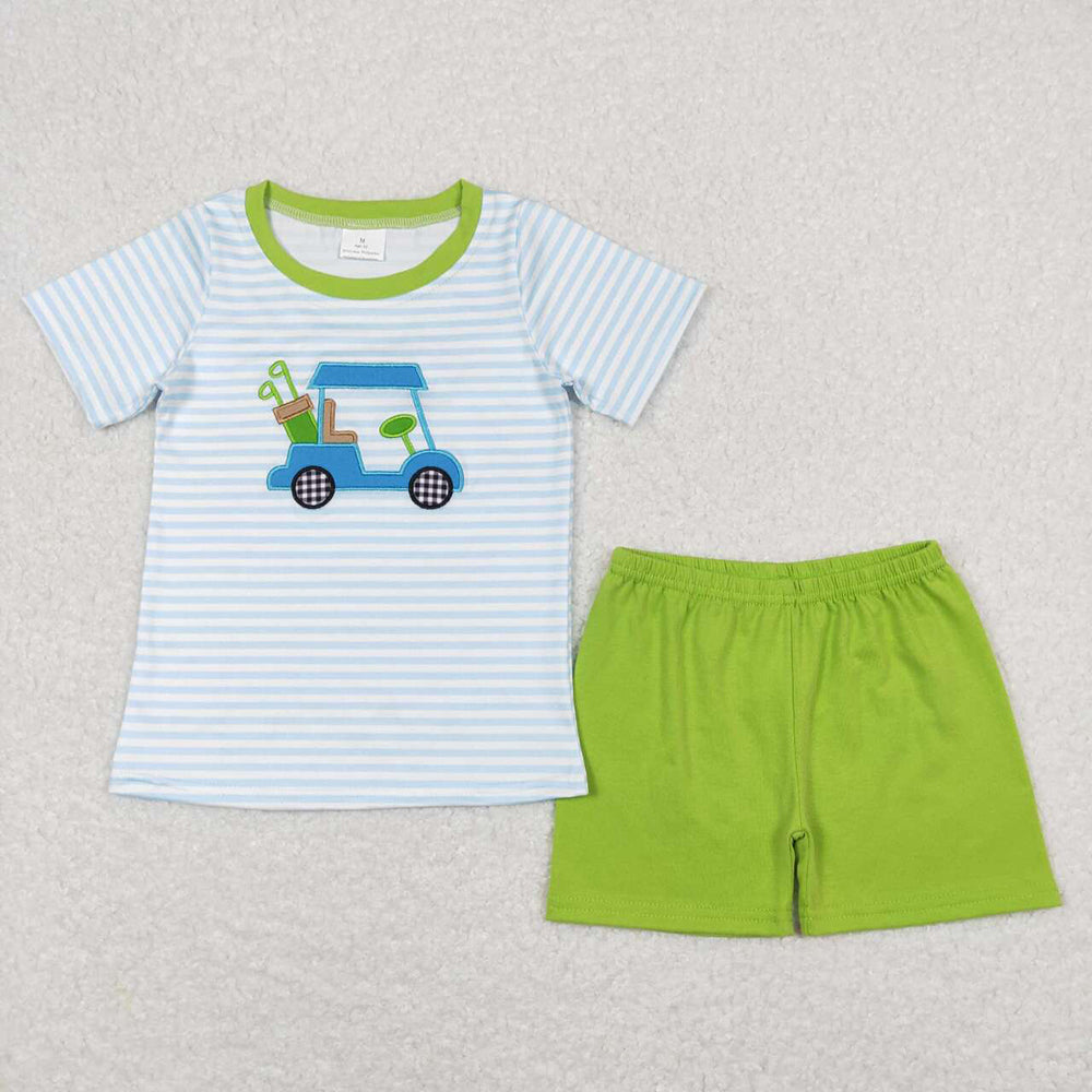 Sibling Girls Baby Boys Golf Summer Rompers Outfits Clothes Sets