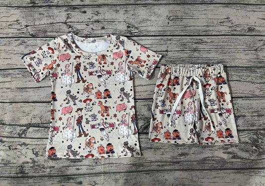 Baby Girls Toys Short Sleeve Shirt Shorts Outfits Clothes Sets