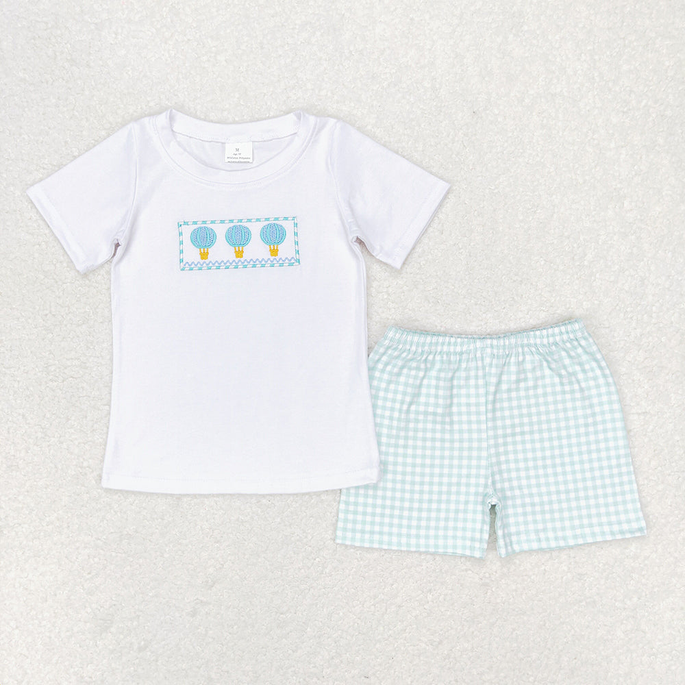 Sibling Boys Baby Girls Hot Balloons Rompers Shorts Sets