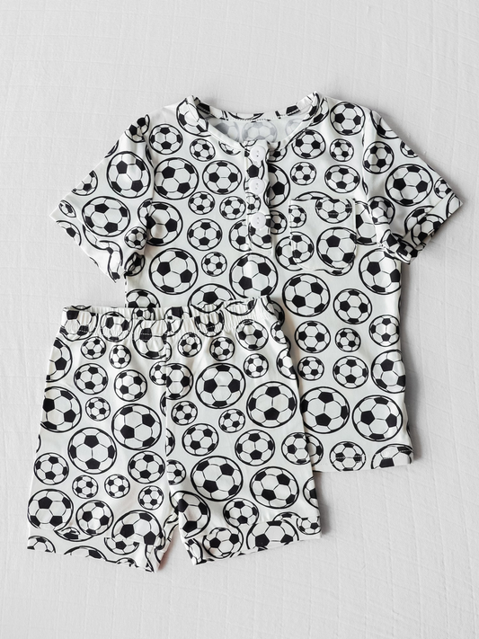 Baby Boys Soccer Shirt Shorts Pajamas Clothes Sets Preorder