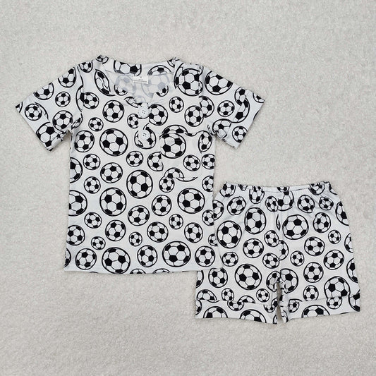 Baby Boys Soccer Shirt Shorts Pajamas Clothes Sets