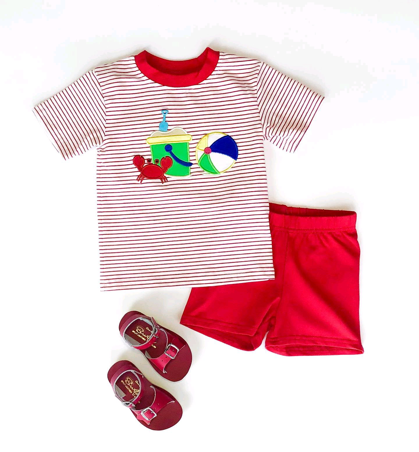 Baby Boys Crab Beach Shirts Shorts Clothing Sets Preorder