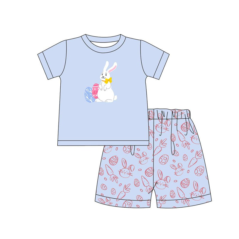 Baby Boys Easter Rabbit Eggs Shirts Shorts Clothes Sets Preorder