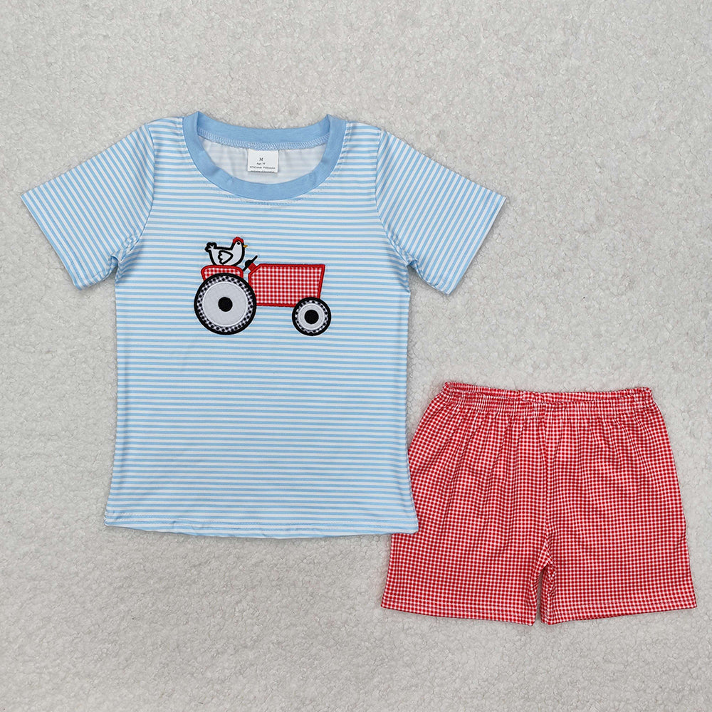 Sibling Girls Baby Boys Farm Chicken Rompers Clothes Suits