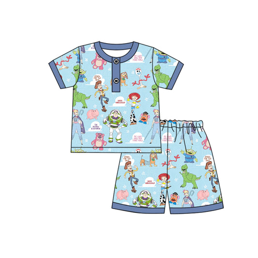 Baby Boys Toys Short Sleeve Shirt Shorts Pajamas Preorder