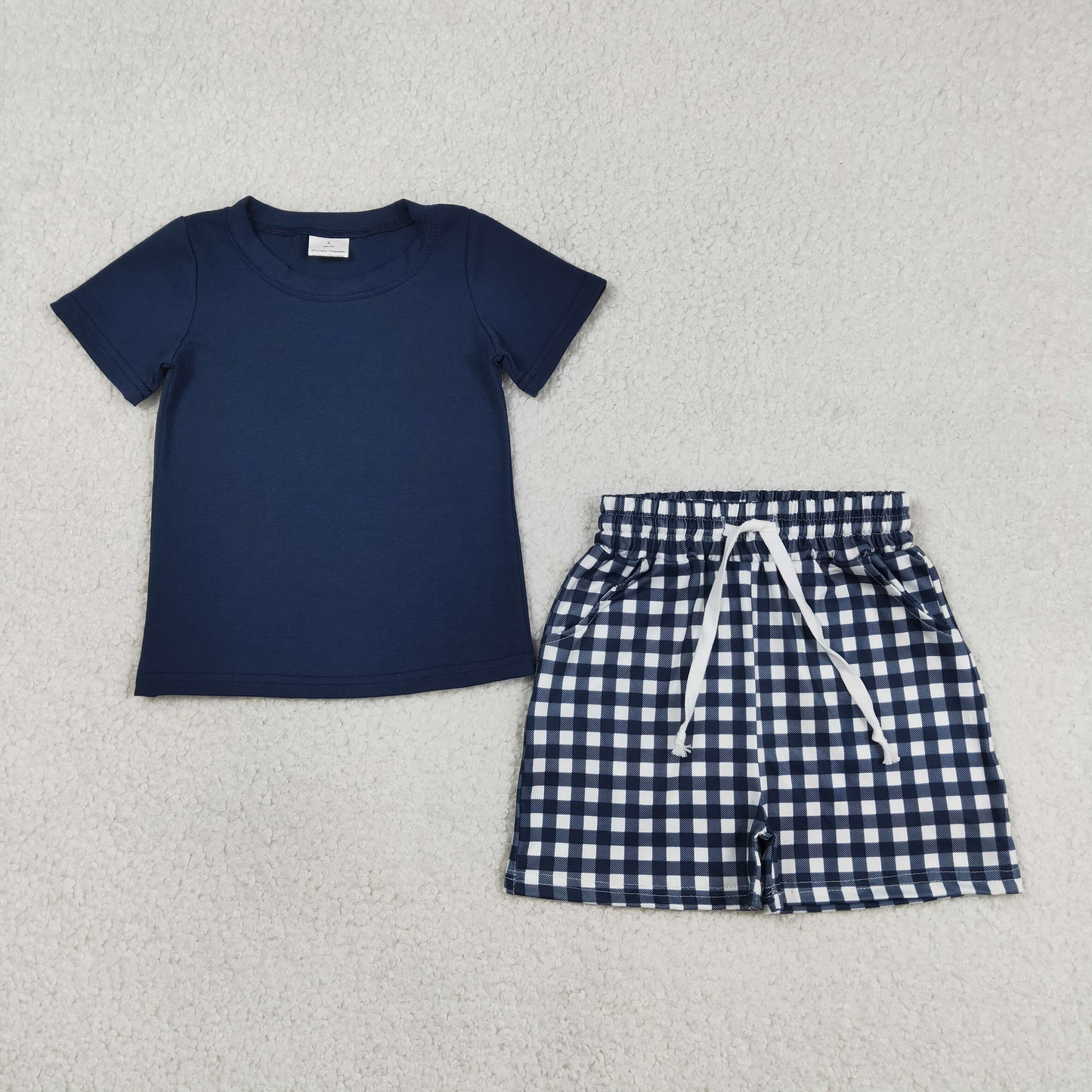 Sibling Baby Boys Short Sleeve Shirts Top Pockets Shorts Pajamas Clothes Sets