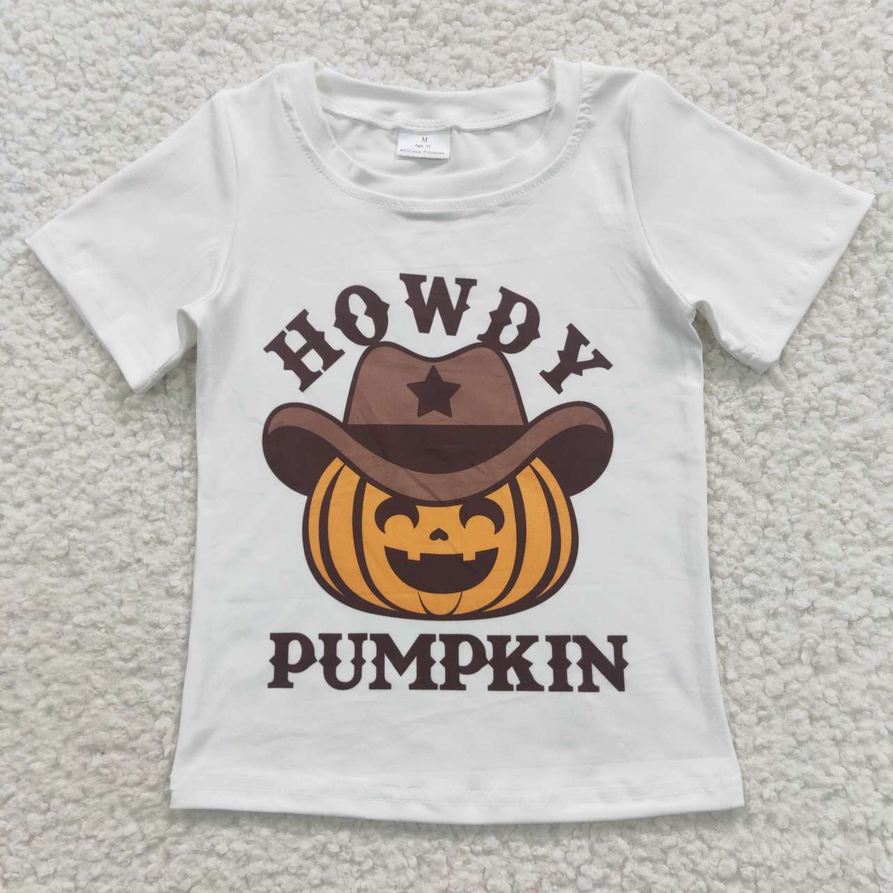 Sibling Baby Boys Girls Ghosts Pumpkins Halloween Tee Shirts Top