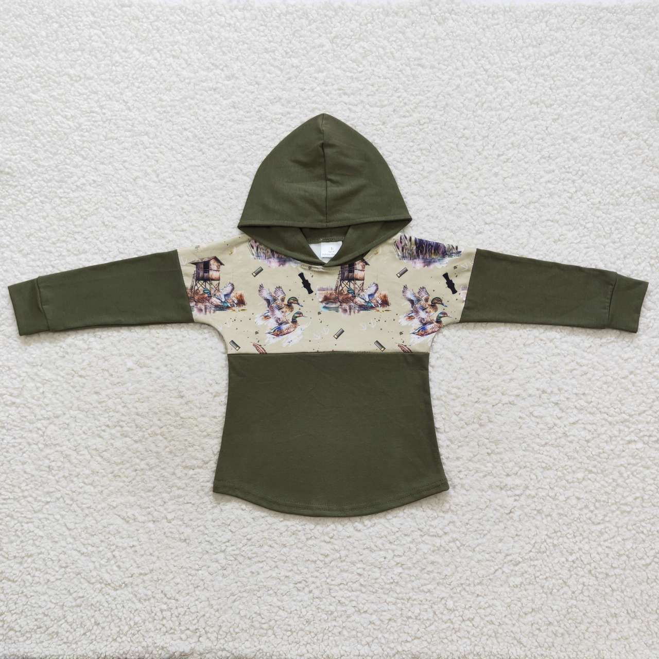 Sibling Baby Boys Spring Hooded Long Sleeve Shirt Tops Pullovers