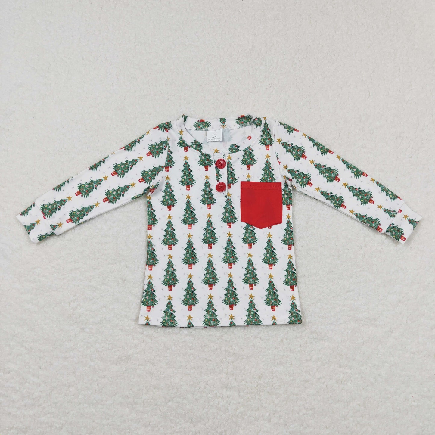 Sibling Baby Boys Girls Christmas Trees Gingerbread Milks Tee Shirts Top