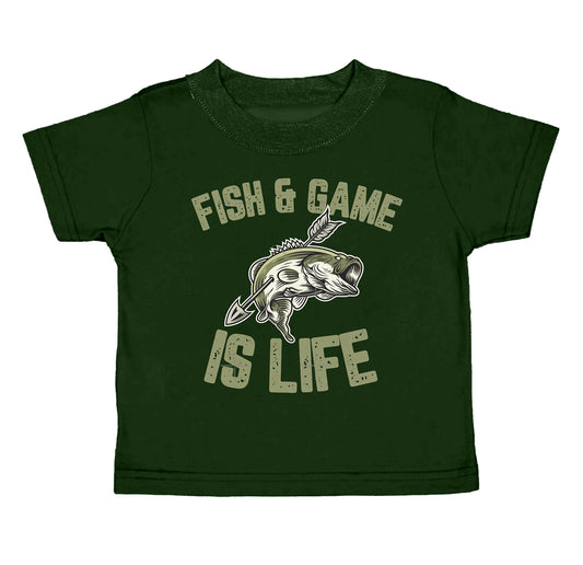 Baby Boys Fish Game Life Short Sleeve Shirts Tops preorder