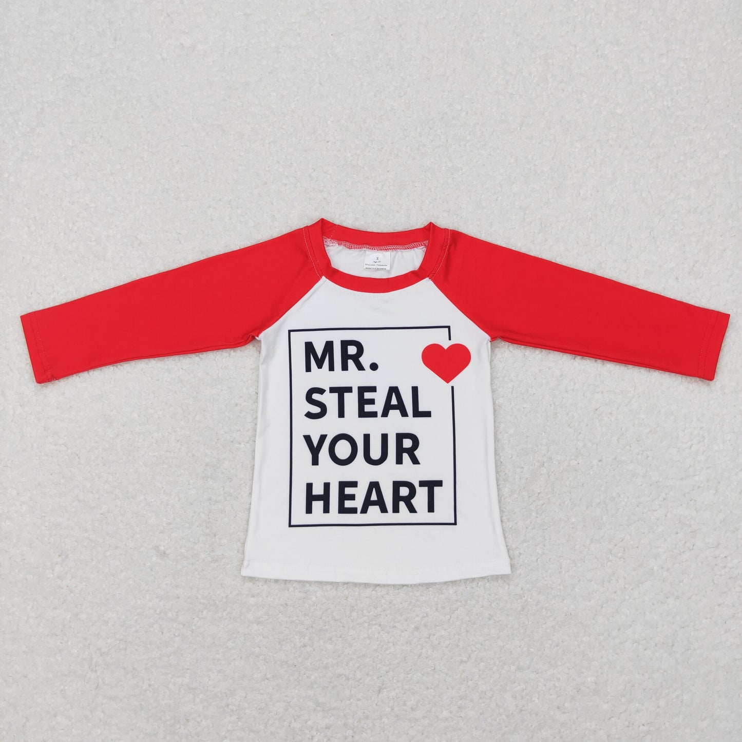 Sibling Baby Boys Girls Hearts Dinosaurs XOXO Valentine Tee Shirts Top