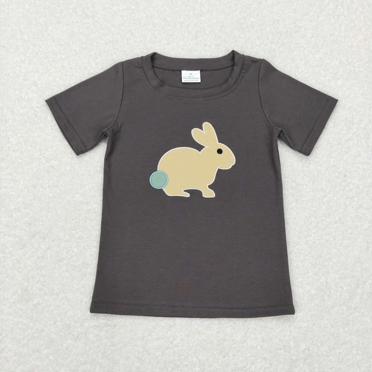Sibling Baby Boys Embroidery Eggs Rabbits Cross Easter Polo Shirts Tops