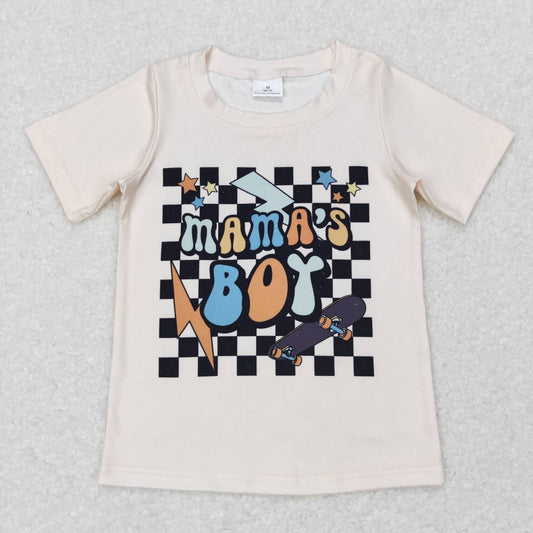 Sibling Mama's Boys Girls Lights Flowers Tee Shirts Top