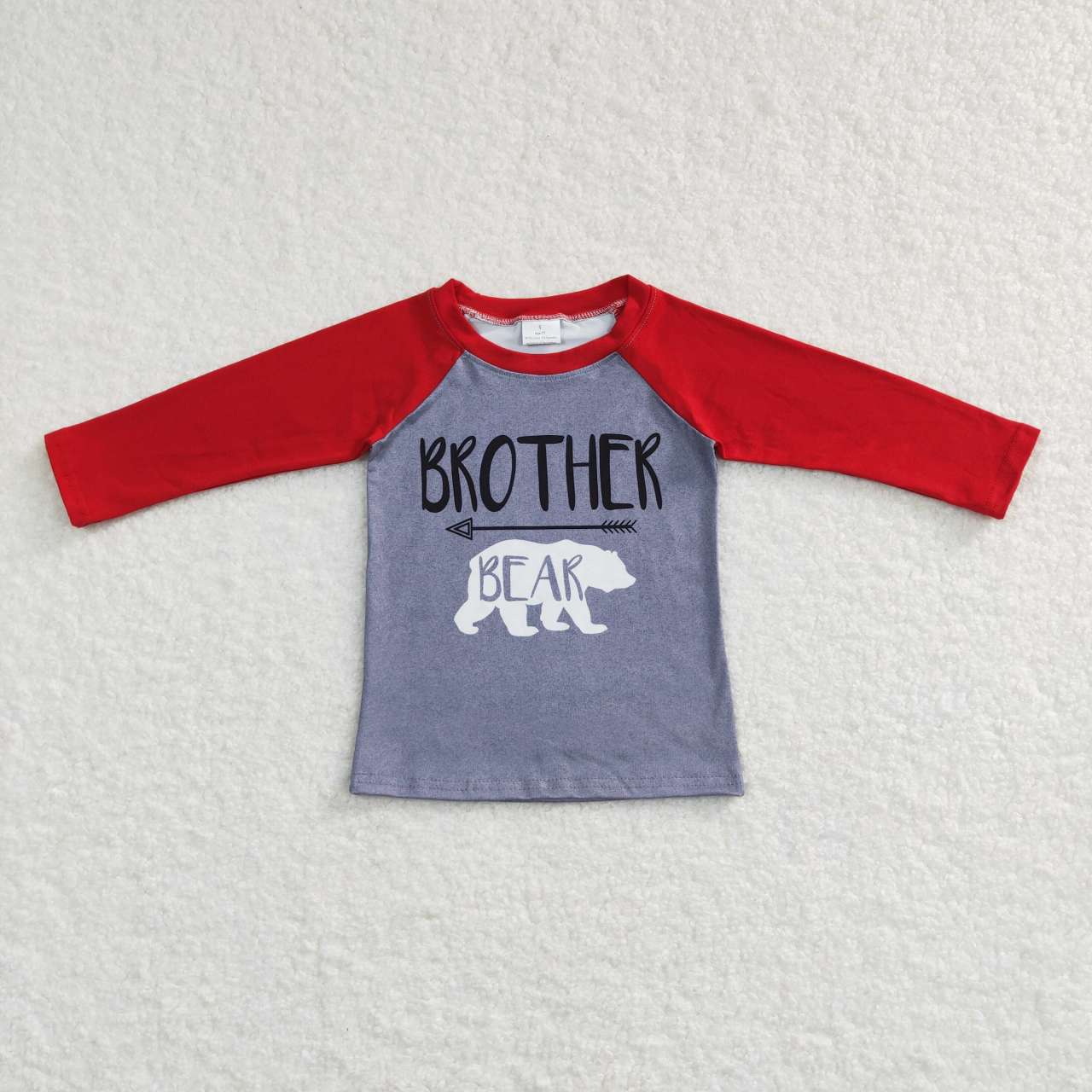 Sibling Baby Boys Girls Western Bears Tee Shirts Top