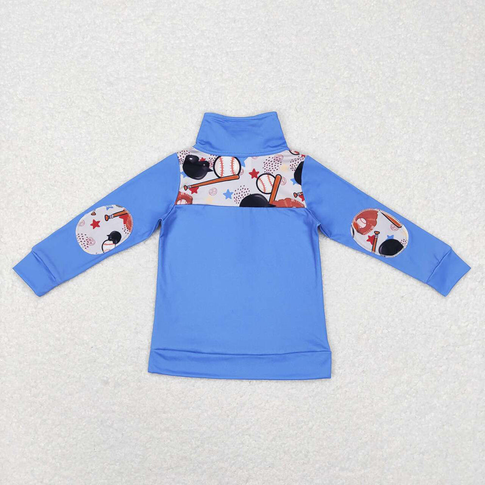 Sibling Brother Boys Baseball Long Sleeve Pullovers Pajamas Sets