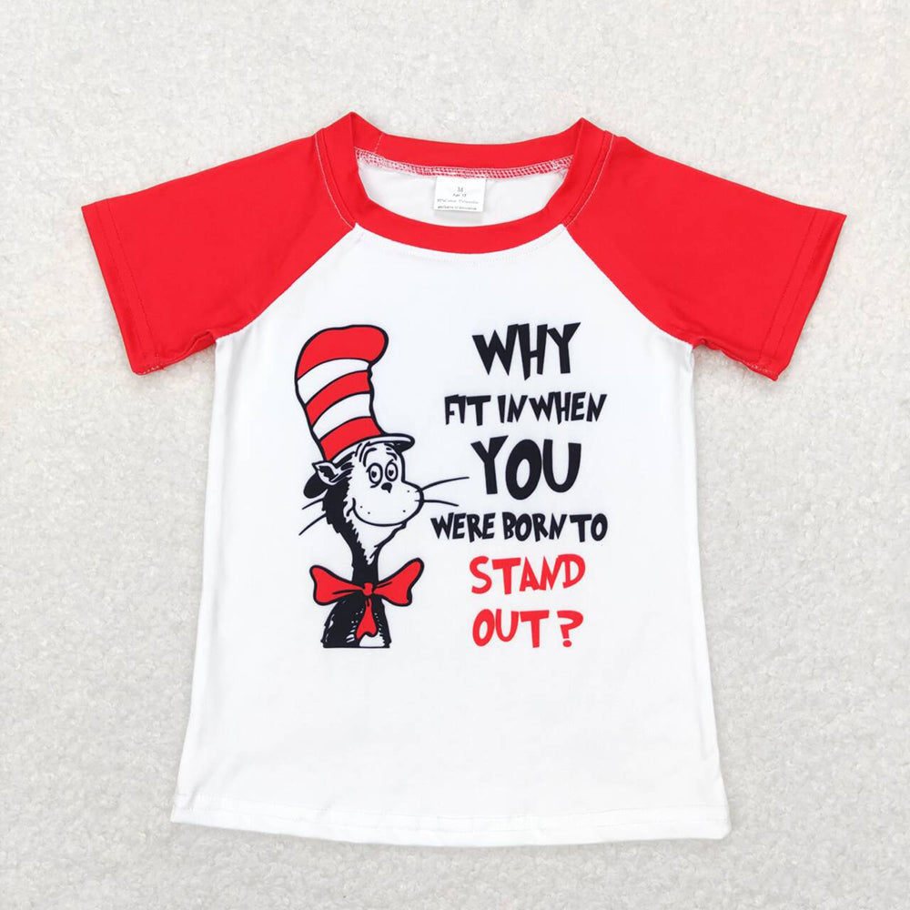 Sibling Baby Boys Dr Reading Short Sleeve Tee Shirts Tops