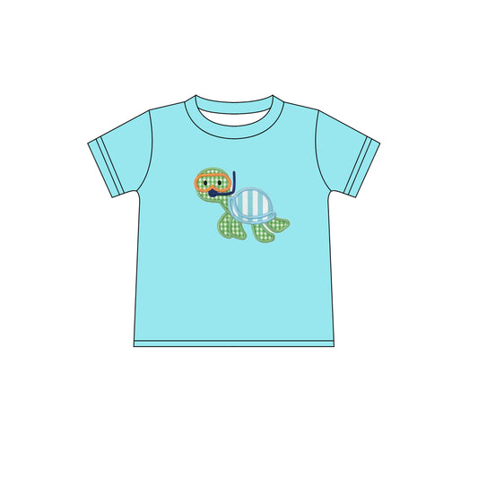 Baby Boys Turtoise Summer Short Sleeve Tee Shirts Tops Preorder