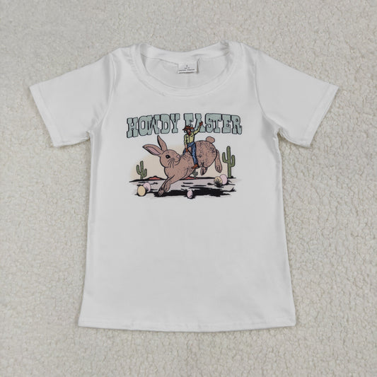 Sibling Baby Boys Girls Eggs Rabbits Easter Tee Shirts Top