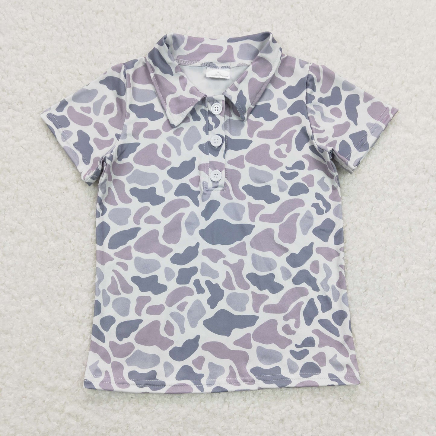 USA Shop Sibling Baby Boys Southern Camo Button Polo Shirt Pockets Short Clothes Sets