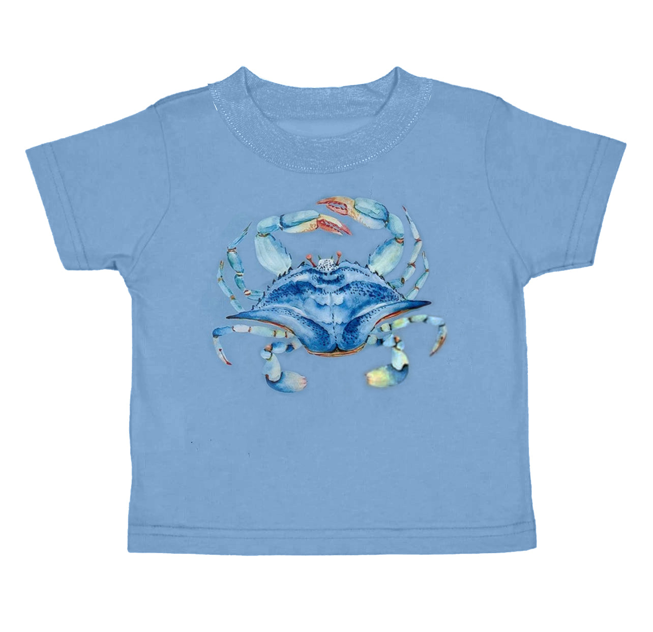 Baby Boys Crab Blue Short Sleeve Tee Shirts Tops Preorder