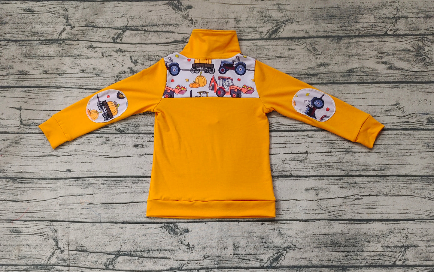 Baby Boys Pumpkin Digger Long Sleeve Pullovers Tops