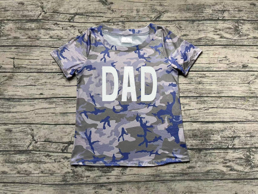 Adult Men Dad Camo Short Sleeve Tee Shirts Tops Preorder