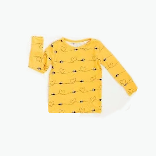 Baby Boys Bee Hearts Long Sleeve Tee Shirts Tops Preorder