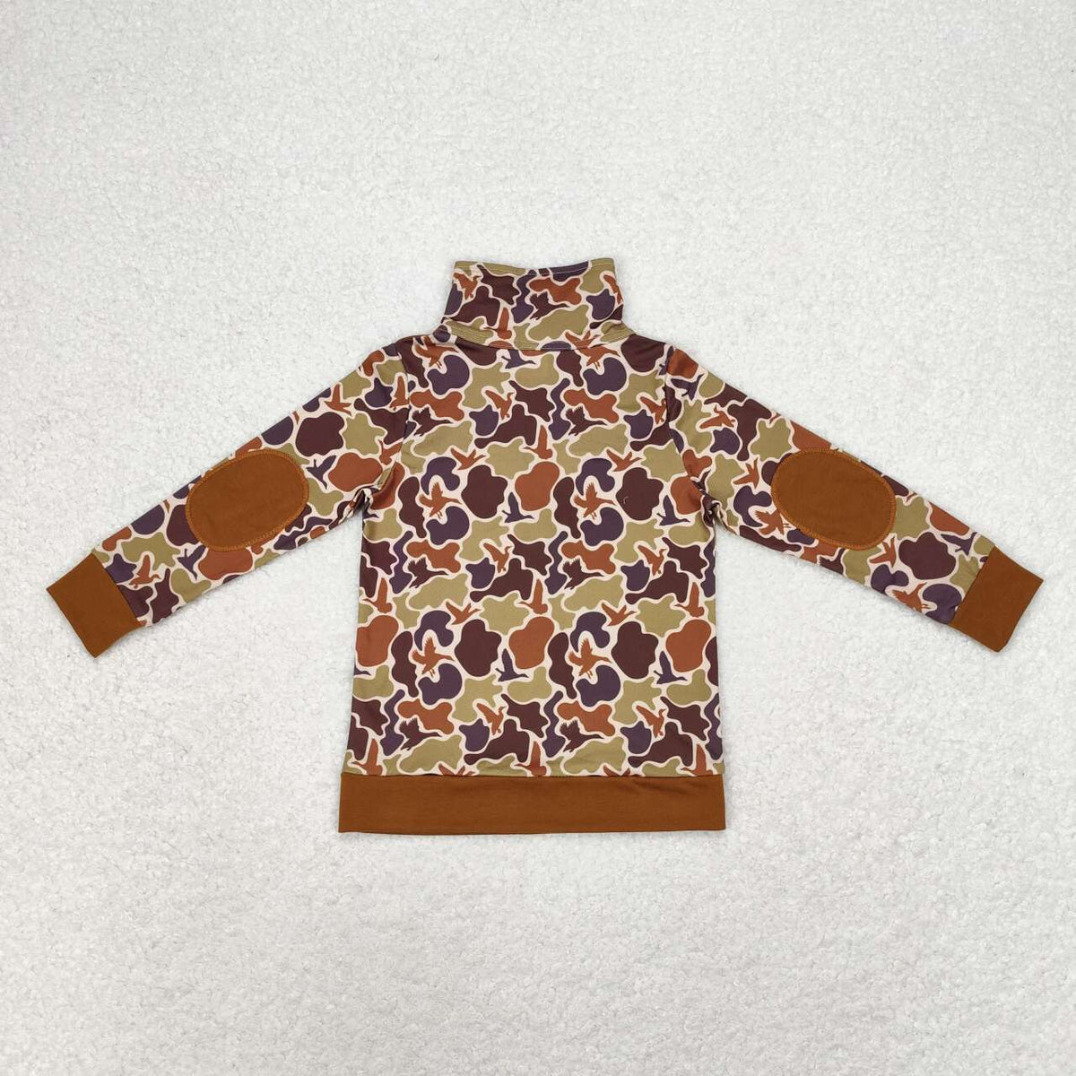 Sibling Baby Boys Long Sleeve Southern Camo Zip Pullovers Top