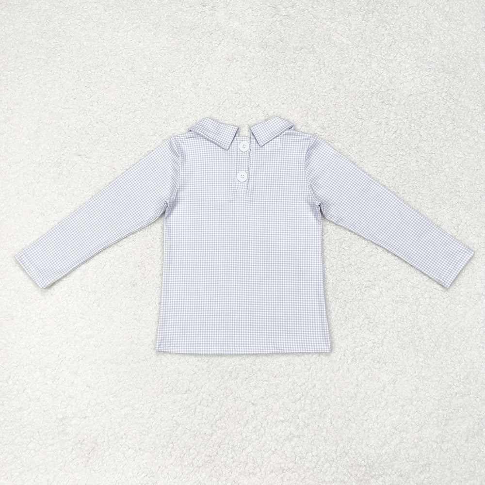 Baby Boys Blue Color Long Sleeve Tee Shirts Tops