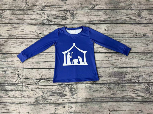 Baby Boys Nativity Long Sleeve Tee Shirts Tops