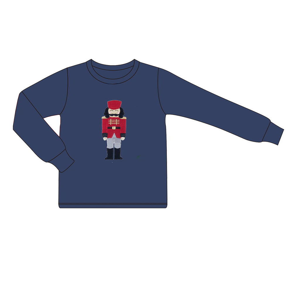 Baby Boys Christmas Soldier Long Sleeve Tee Shirts Tops Preorder