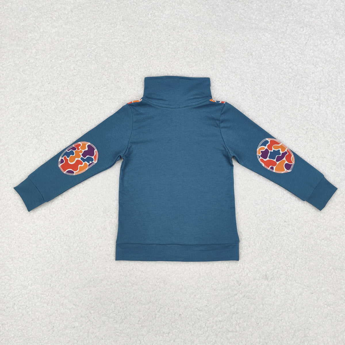 Sibling Baby Boys Long Sleeves Western Camo Aztec Half Zipper Pullovers Top