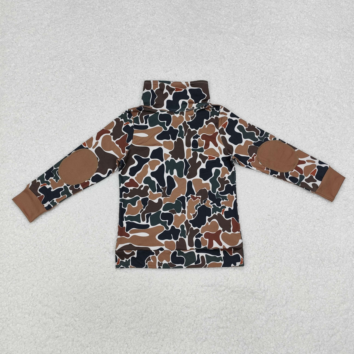 Sibling Baby Boys Long Sleeve Southern Camo Zip Pullovers Top