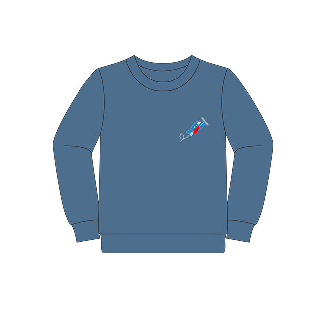 Baby Boys Blue Plane Long Sleeve Tee Shirts Tops Preorder