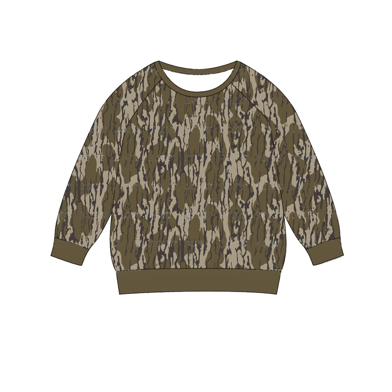 Baby Boys Bottomland Camo Long Sleeve Tee Shirts Tops Preorder