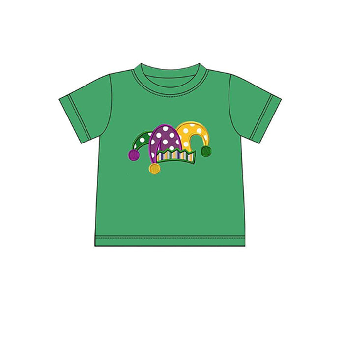 Baby Boys Mardi Gras Hats Green Tee Shirts Tops preorder