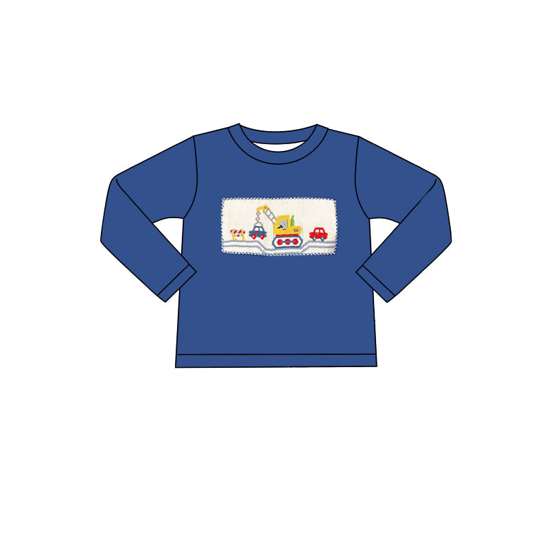 Baby Boys Blue Diggers Farm Long Sleeve Tee Shirts Tops Preorder