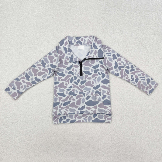 Sibling Baby Boys Southern Camo Pullover Polo Shirts Tops