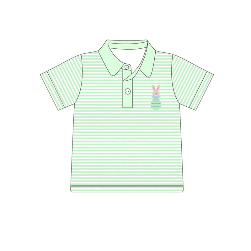 Baby Boys Easter Rabbit Egg Short Sleeve Tee Shirts Tops Preorder