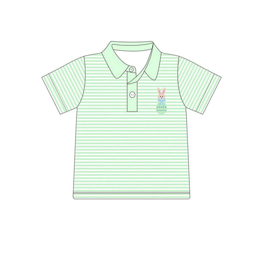 Baby Boys Easter Rabbit Egg Short Sleeve Tee Shirts Tops Preorder