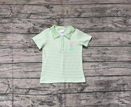 Baby Boys Easter Rabbit Egg Short Sleeve Tee Shirts Tops Preorder