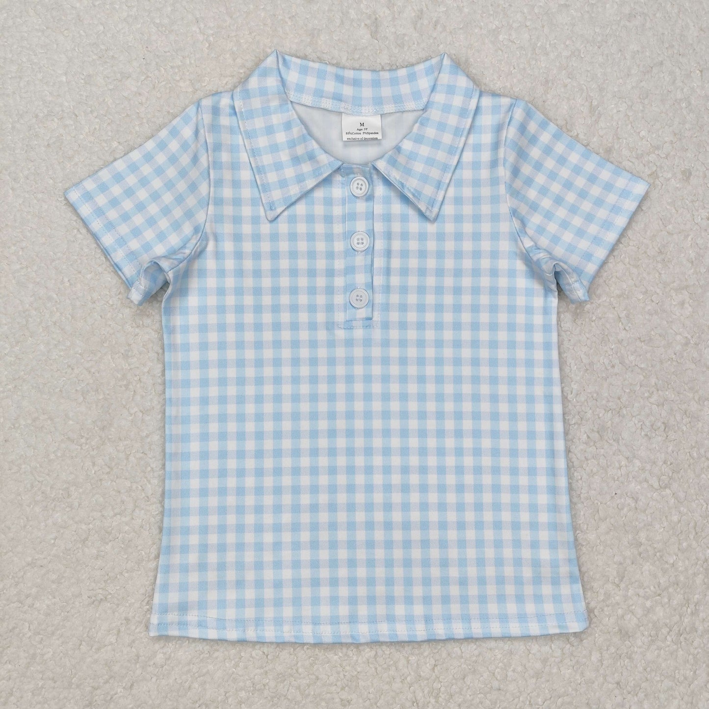 Sibling Baby Boys Short Sleeve Colorful Stripe Button Polo Shirts Tops